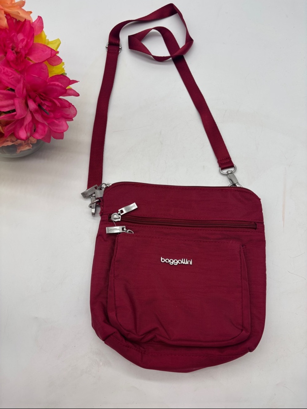 Baggallini Crossbody Bag - Crandberry Red NYB9958K